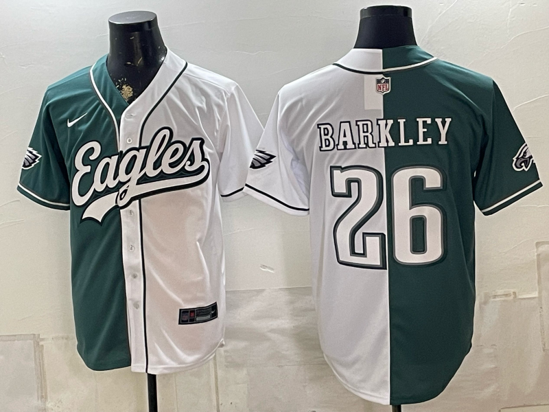 Men 2026 Philadelphia Eagles #26 Barkley white Nike Limited NFL Jersey 0812002->philadelphia eagles->NFL Jersey